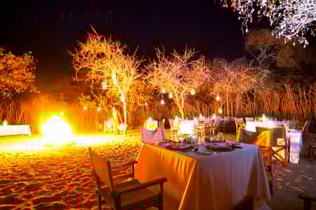 Boma dinner under the stars