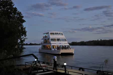 Lady Livingstone boat, based at the hotel
