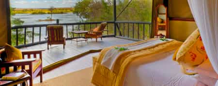 View from one of our Seven Rooms overlooking the Zambezi River