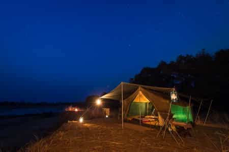 Sleeping under the stars