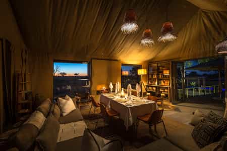 Indoor dining for cooler winter nights