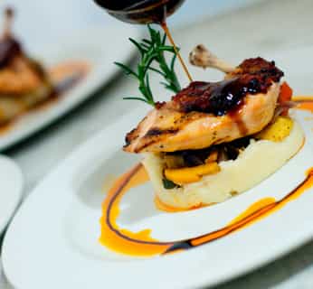 Fresh local ingredients combine to offer mouthwatering dishes