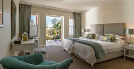 Approximately 32 square metres, overlooking the Outeniqua Mountains, Fancourt gardens or the Montagu golf course