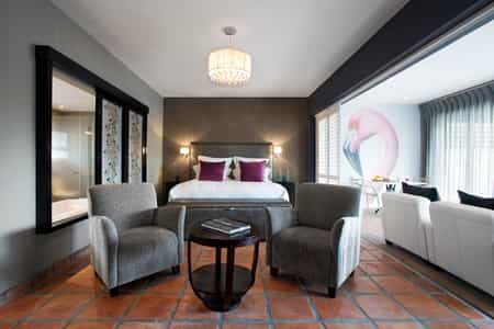 Poolside Bedroom area