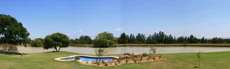 View from the double chalets