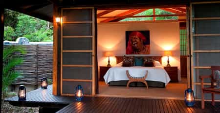 Your own private deck to enjoy the scenery and put your feet up.