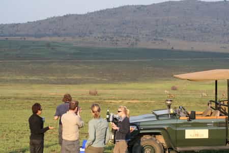 therefore we have access to this beautiful place. One of the highlights of staying in Kololo is a visit to this neighbouring Welgevonden Game Reserve. In addition to the wildlife we have on Kololo here the Big 5 - elephant, rhino, lion, buffalo and leopard - can be spotted. 