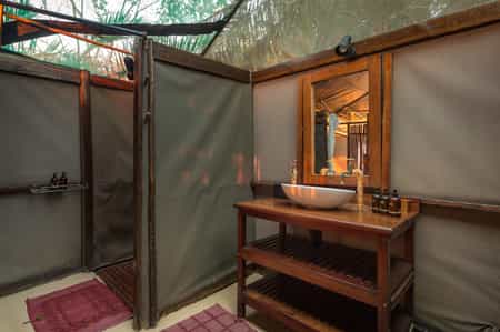 guest tent bathroom