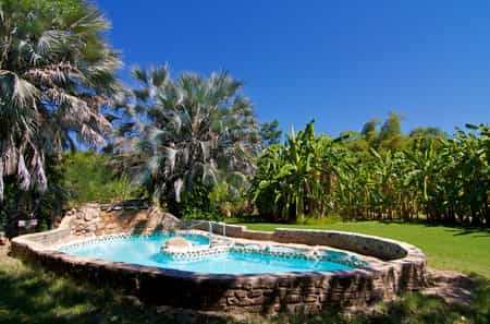 Sparkling pool to beat the heat of Kaokoland 