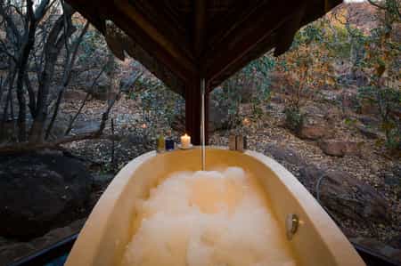 Honeymoon suite bathroom