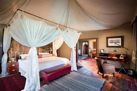 Duba Plains Guest Tent Interior