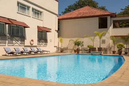 Guests can also relax by our pool after a hard day's work.