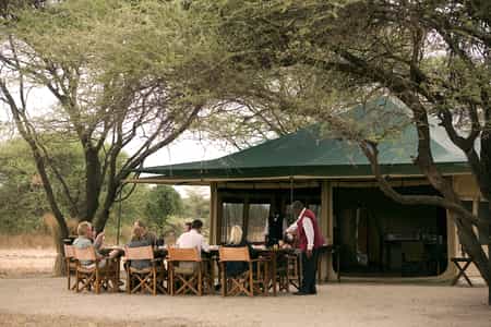 The Guest Mess Area - Classic Tented Camp style