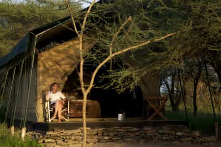 One of 6 Guest Tents - either double, twin or triple configuration available 