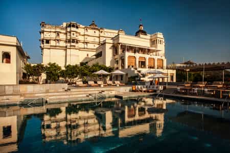 Palace facade at Sunset