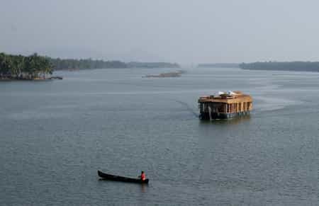 Aerial View of the houseboat