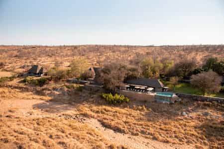 The camp from over the Klaserie River