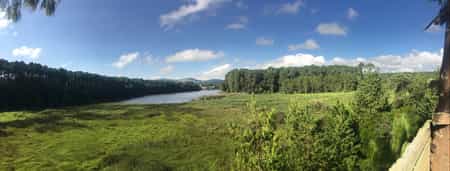 The Luwawa Damn is a wonder area to walk around, sit by and relax, hire one of the Lodge Kayaks to paddle on or even try your hand at fishing in!