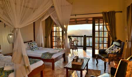  Twin bedroom with views