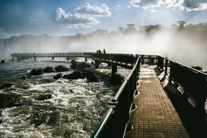 Visit the Brazilian side of the Iguazu waterfalls