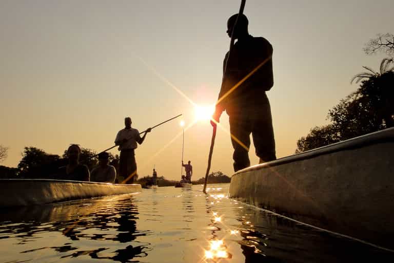 Mokoro safari in the Okavango Delta