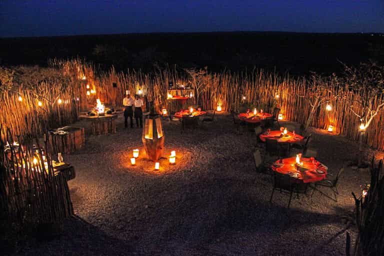 Boma dinner under the stars